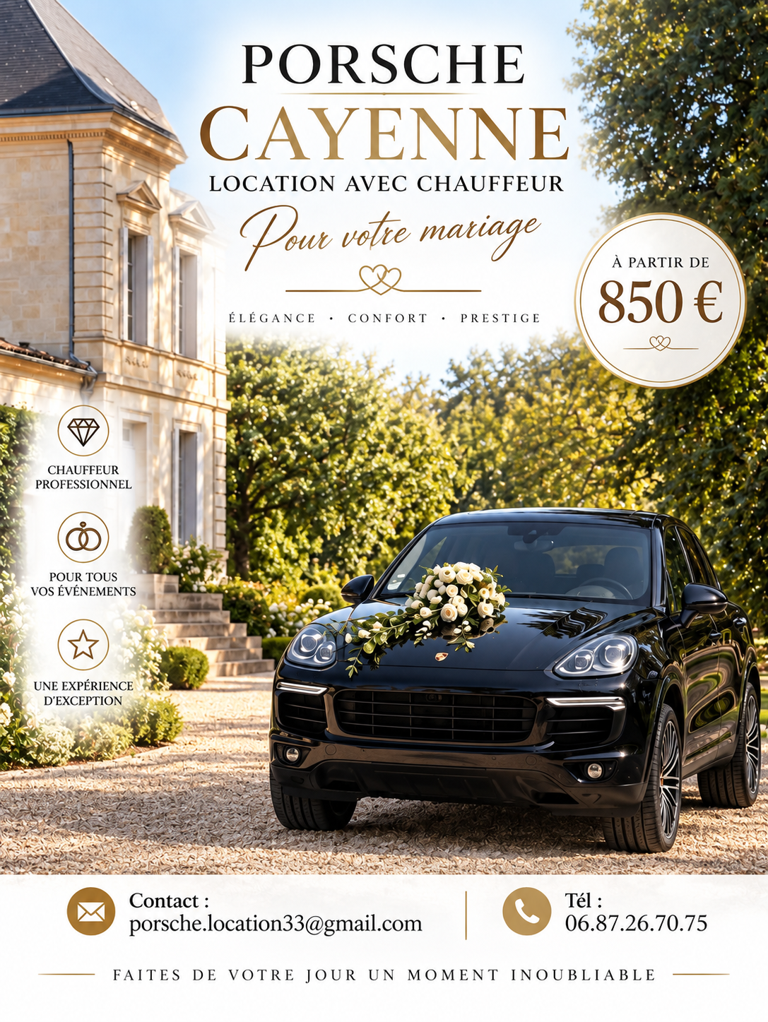 Location voiture pour mariage