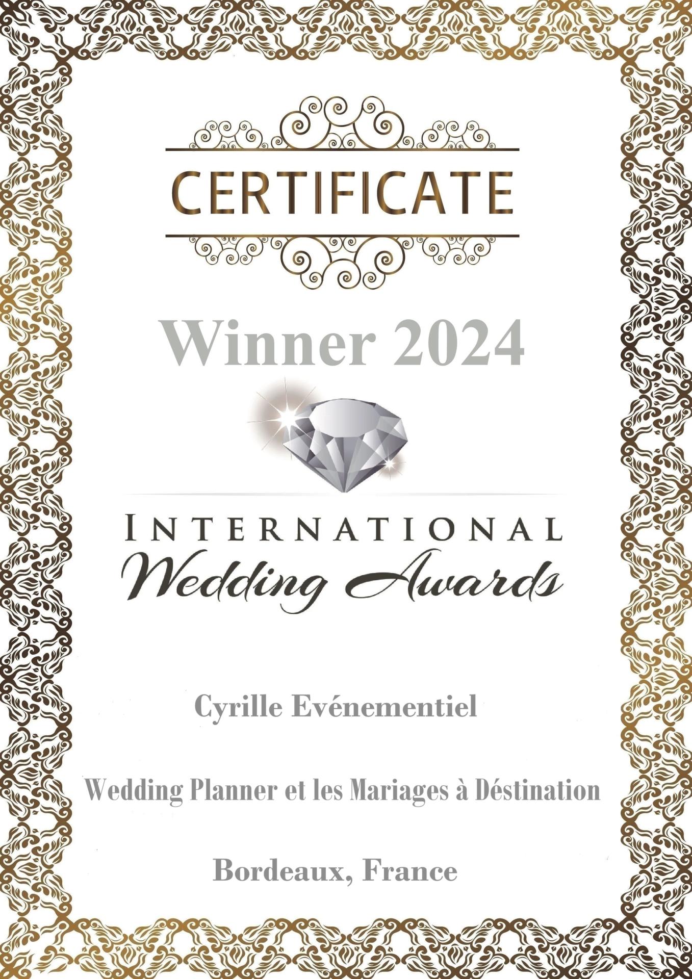 Cyrille evenementiel 2024 local round certificate